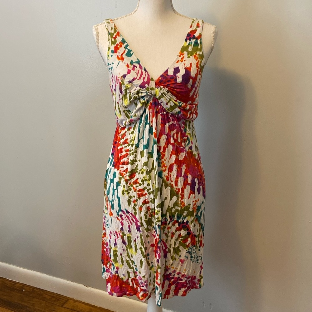 Vneck midi dress